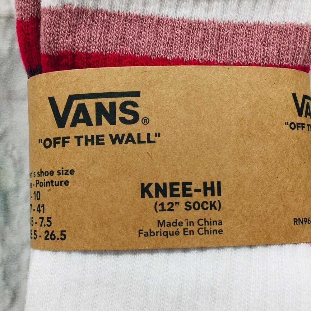 Vans Women’s Knee-Hi Socks 12” Size 7-10 - Picture 3 of 4